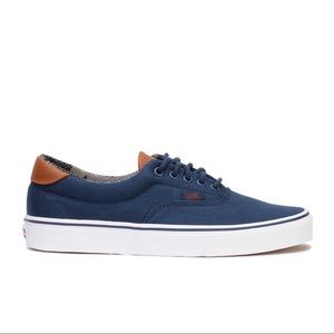 Navy Blue Vans Low Top Era 59